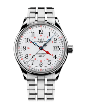 Trainmaster Standard Time GMT (40mm) | NM3888D-S5CJ-WH