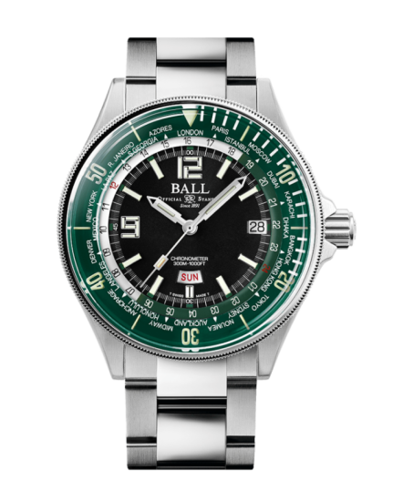 Engineer Master II Diver Worldtime (42mm) | DG2232A-SC-GRBK - Click Image to Close