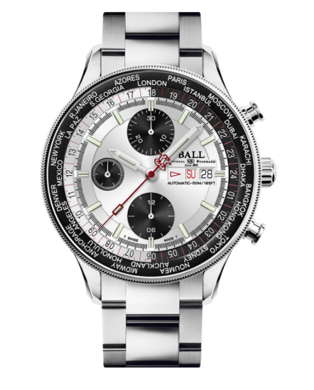 Engineer II Navigator World Time Chronograph (44mm) | CM3388D-S1-SLBK - Click Image to Close